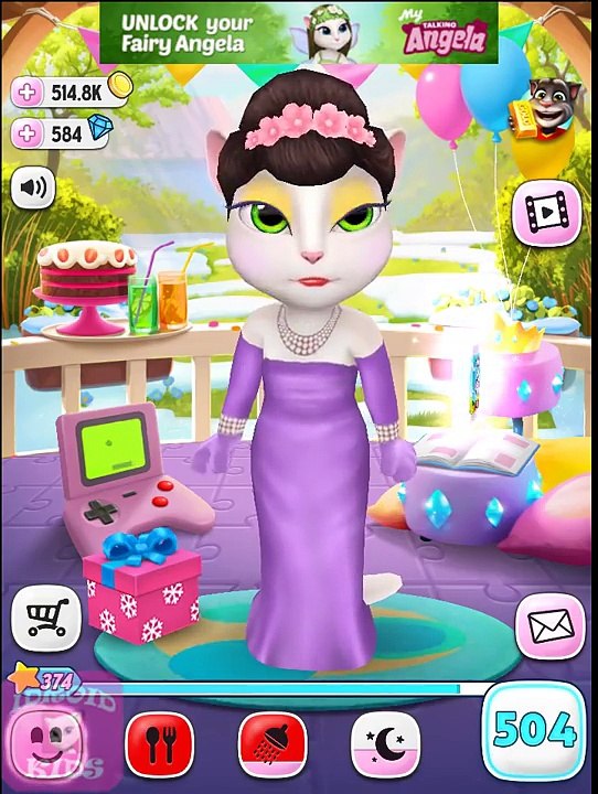 My Talking Angela Gameplay Level 497 - Great Makeover #286 - Best Games for Kids