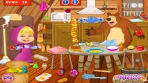 Masha Top Chef and Masha Messy Kitchen - New Masha and The Bear Games for Children - Full