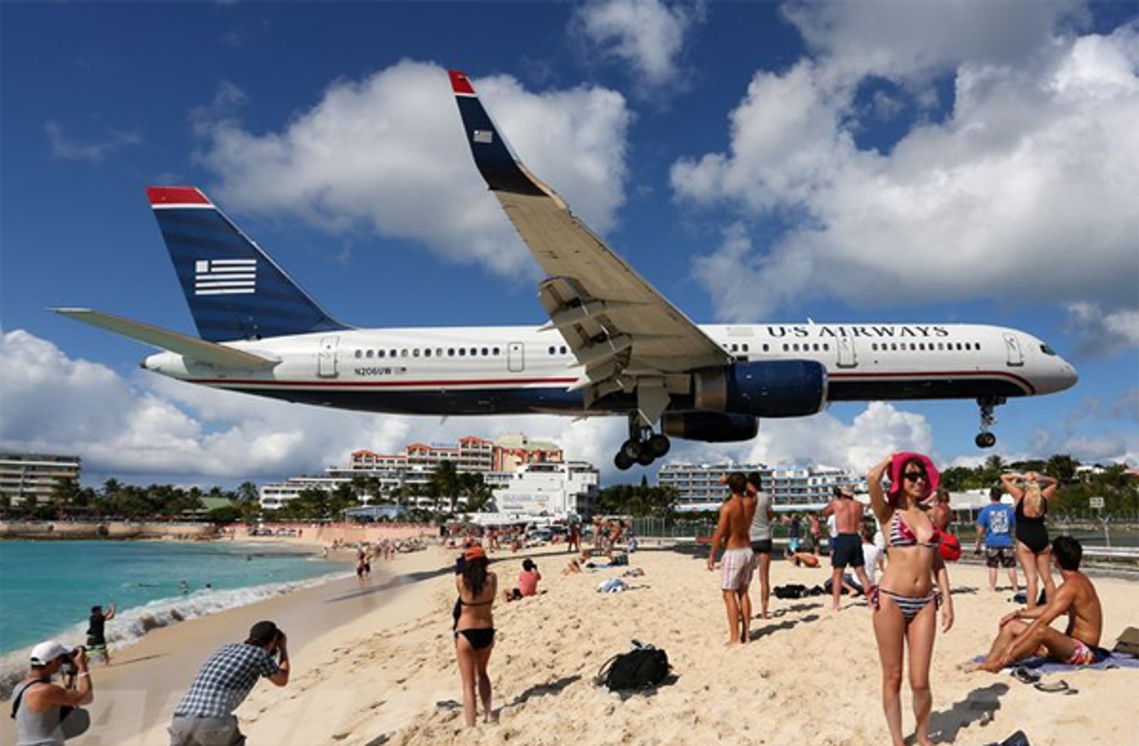 Jet Blast At Maho Beach St Maarten