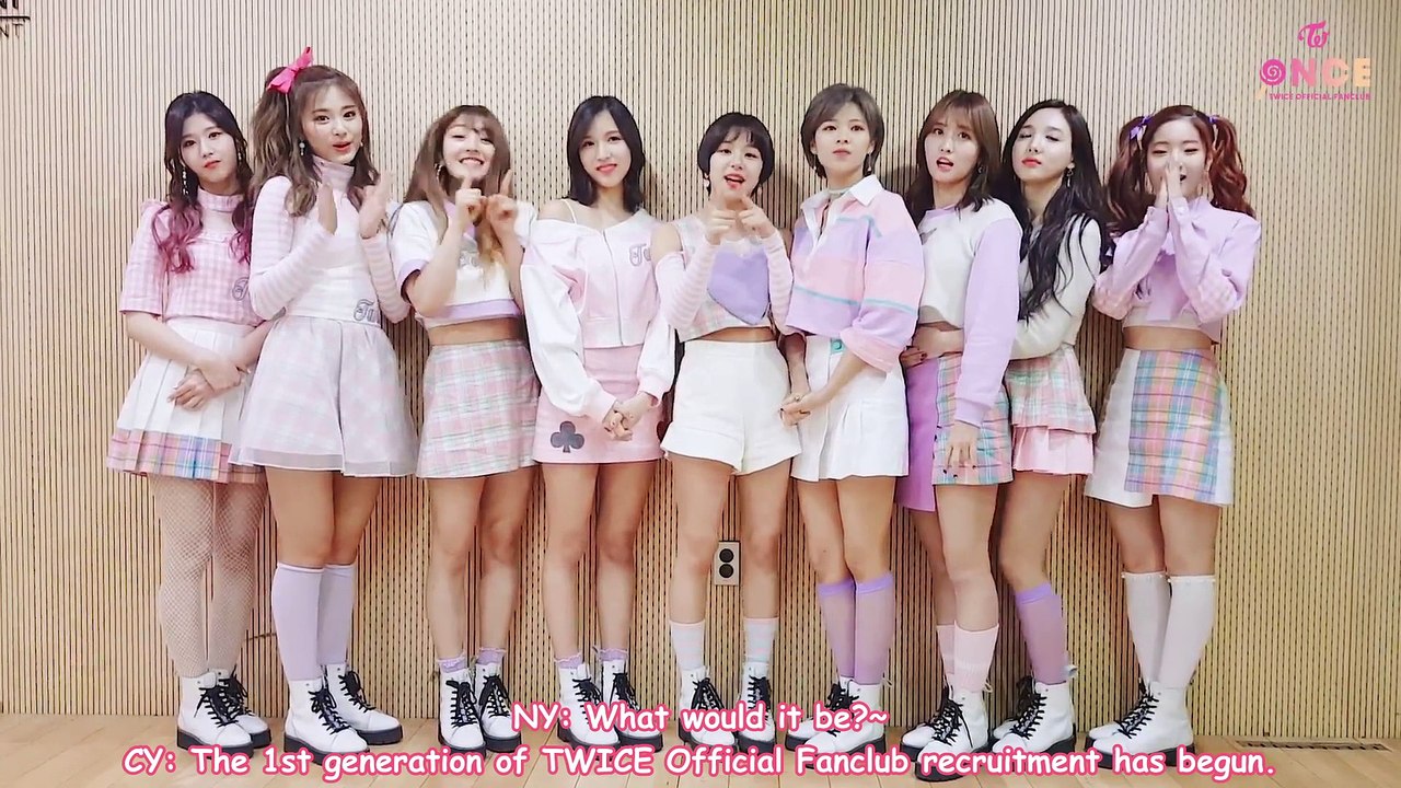 [ENG SUB] 170319 1ST GENERATION OF TWICE (트와이스) FAN CLUB MESSAGE