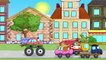 SmaLL Car STOLEN TRUCK's Tires! Cartoons about CARS for KIDS! PlayLand 85-x3HPJ