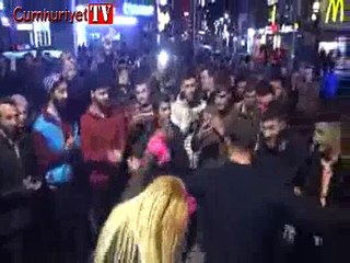 Trabzon'da kolbastılı galibiyet sevinci