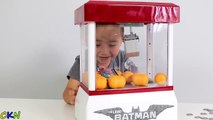 The Lego Batman Movie Claw Machine Surprise Eggs Blind Bag Challenge Fun With Ckn