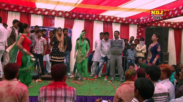 2 डांसरो ने स्टेज पे किया हंगामा । गोरी तेरी पायल । Live Stage Dance 2017 Haryanvi DJ Dhamaka
