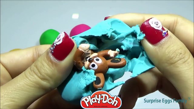 Mega Play Doh Surprise Eggs Toys Frozen Spongebob LPS MLP Barbie Cars Shopkins Hello Kitty
