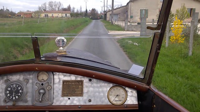 Renault KJ1 1924, premier essai routier