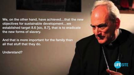 The crude intellectual fraud of Archbishop Sorondo, influential adviser to Pope Francis