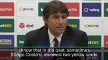 Chelsea's Conte pleased with Costa's discipline