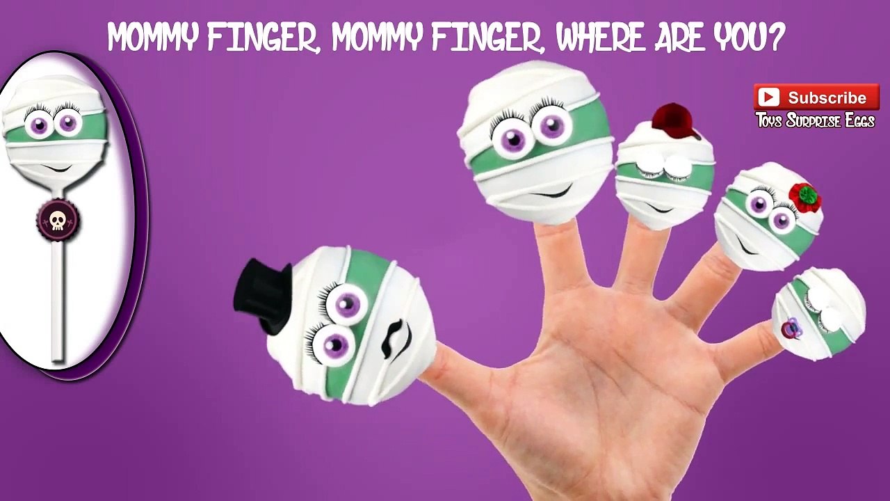 Cake Pop Finger Family Collection Vampire Family | Mummy is Sweet | Jack Sparrow | ToysSur