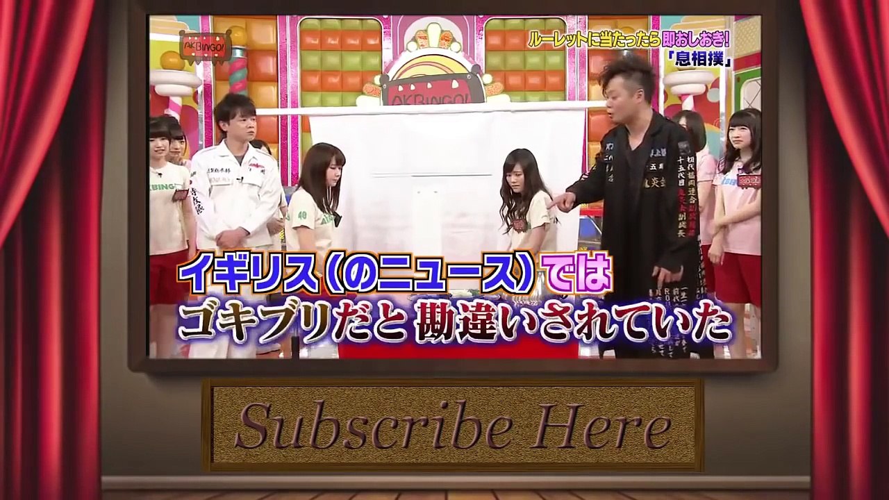 [Japanese gameshow] Two Girls Battle Try Blowing a Cockroach Into the Others Mouth