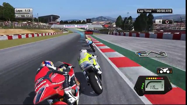 MotoGP15 Career Mode Gameplay - Moto2 - Catalunya Race - Part 27