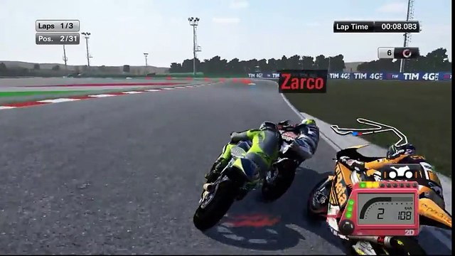 MotoGP15 Career Mode Gameplay - Moto2 - Misano Race - Part 33