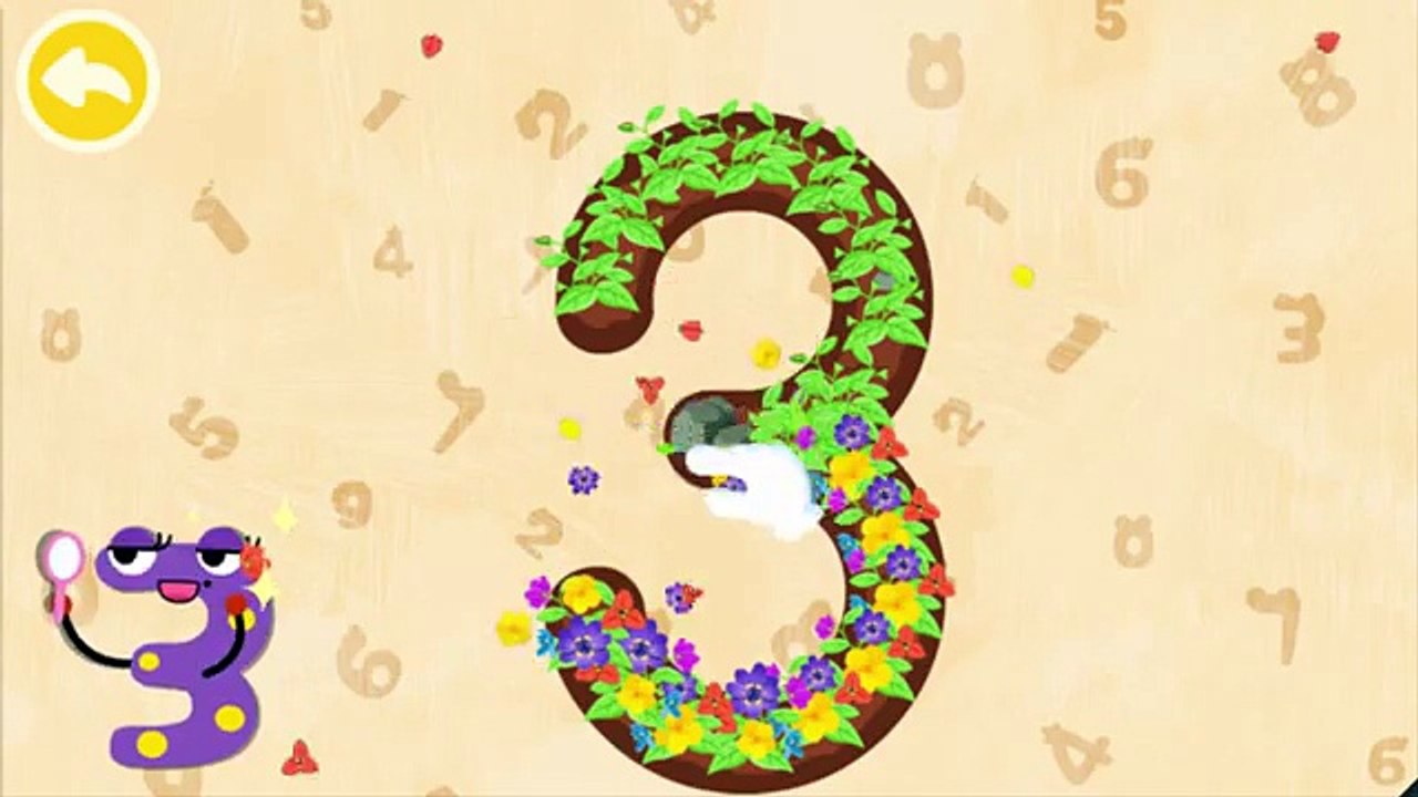 Learn Magical Numbers and Write Numbers Part 1 - Babybus Little Panda Kids Games Android / IOS
