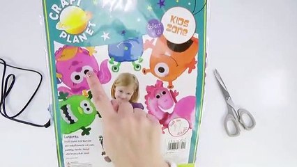 Craft Stuffed Dinosaur with crazy eyes ✂ Special for children DIY