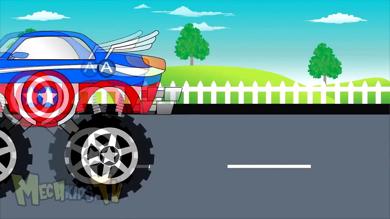 Monster Trucks For Children - Mega Kids Tv