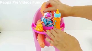Baby Doll Lunch Time Play Doh Cutting Food Toy