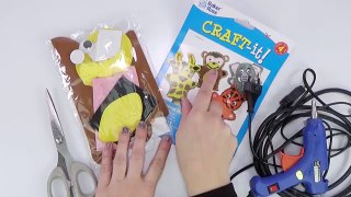 Craft Puppet monkey with crazy eyes ✂ Special for children DIY