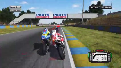 MotoGP15 - Multiplayer - Full Race (10laps) - LeMans Round 5 Race 2