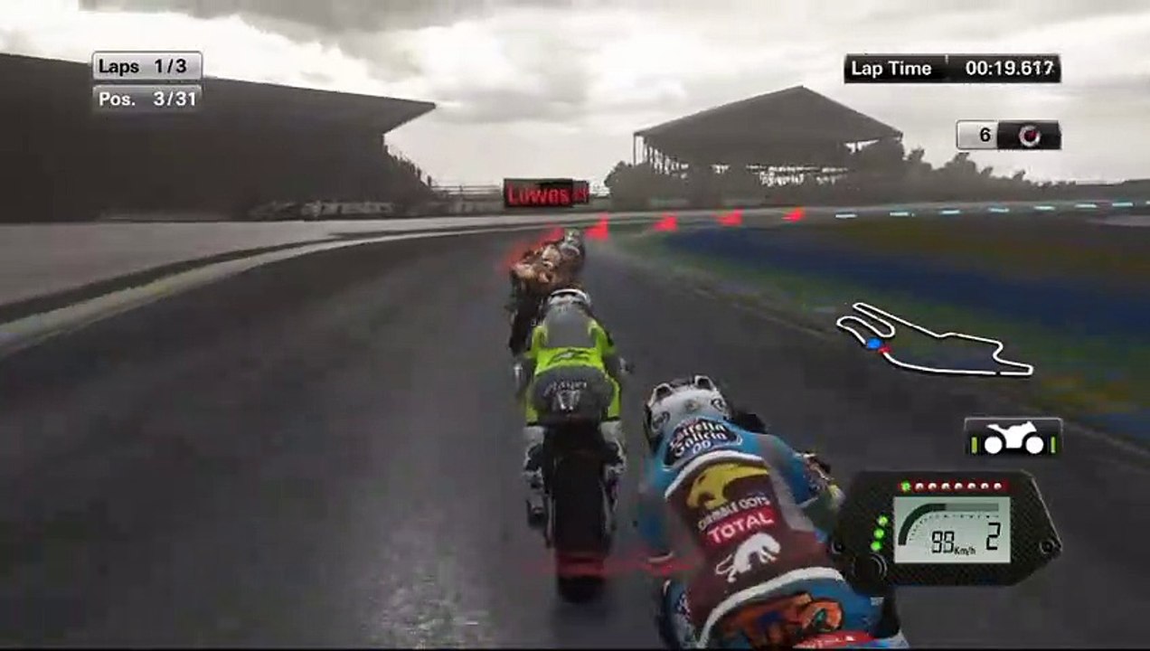 MotoGP15 Career Mode Gameplay - Moto2 - LeMans Race - Part 25