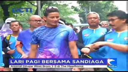 Lari Pagi Bersama Sandiaga