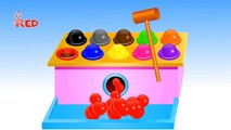 Learn Colors with Wooden Ball Hammer Educational Toys - Colors Collection