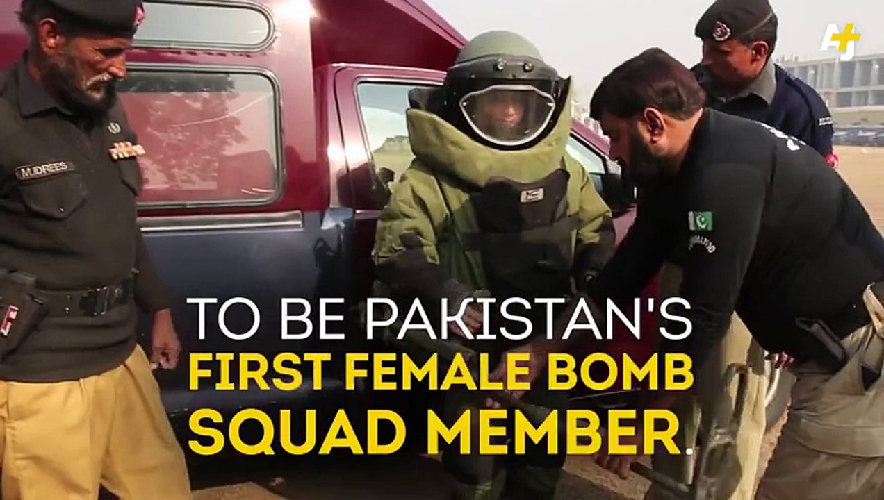 Pakistan's first female bomb-disposal officer, is breaking down gender barriers in the changing world of work for women