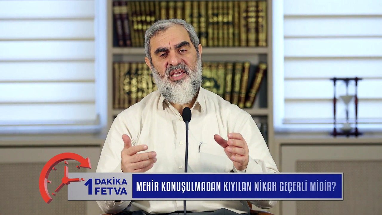 329) Mehir Konuşulmadan Kıyılan Nikah Geçerli midir?/Birfetva - Nureddin YILDIZ