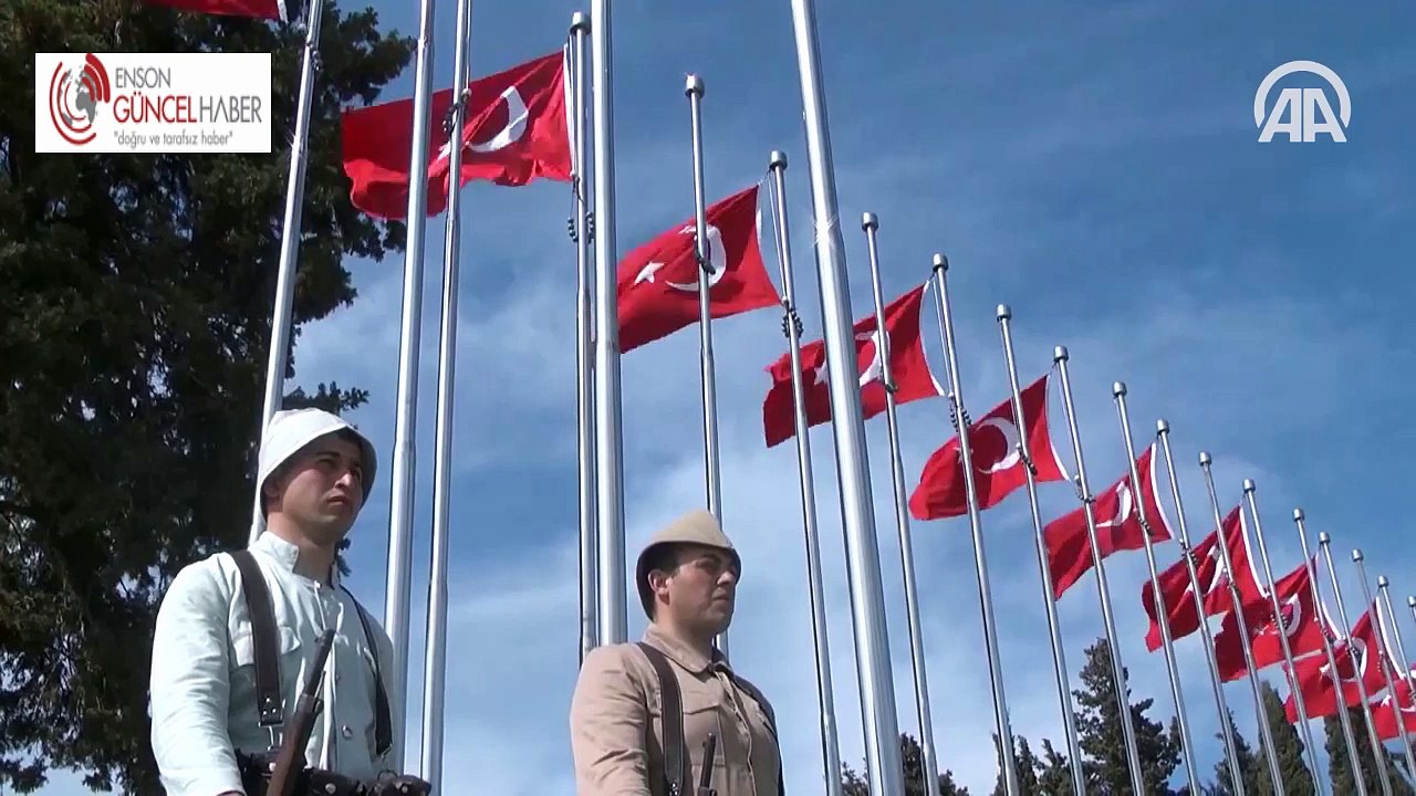 Çanakkale Şehitler Abidesinde duygulu anlar