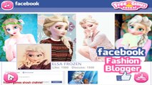 Elsa Facebook Fashion Blogger - Disney Princess Elsa Frozen Dress Up Game For Girls