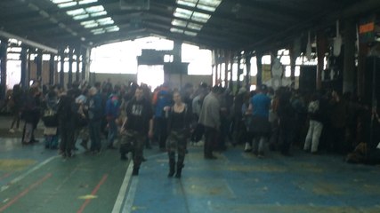 Teuf partie après la manifestation