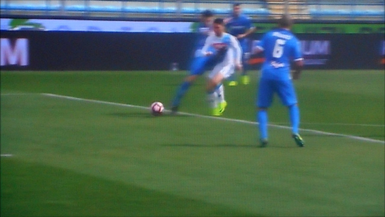 Dries Mertens Gets Fouled For A Penalty vs Empoli!