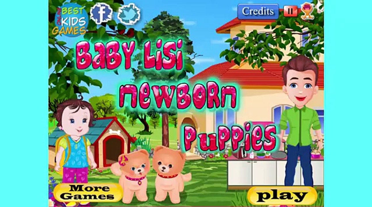 Малышка Лизи. Игра для девочек. Уход за малышом. Видео для детей