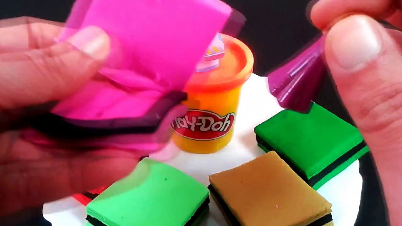 Play Doh Ice Cream Dessert Surprise Eggs Peppa Pig Kinder Egg Frozen MLP Яиц С Сюрпризами-t2HBBtt9qJA