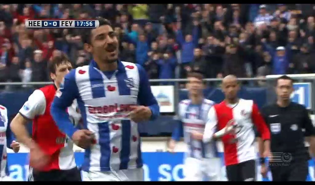 Reza Ghoochannejhad Goal HD - Heerenveen 1-0 Feyenoord - 19.03.2017