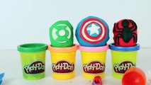 Play Doh Superheroes Kinder Surprise Eggs Kinder Toys & Nestle Magic Ball Spiderman, Green