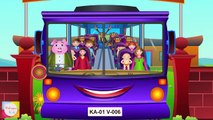 Wheels On The Bus Go Round And Round | Nursery Rhymes Farmees | Kids Songs | Baby Rhymes