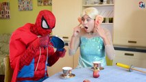 Air freshener - Joker vs Spider-Man - Frozen Elsa and Spiderman SuperHero in real life IRL