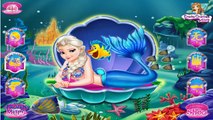 Disney Frozen Princess Elsa Mermaid Queen Dress Up Game for Kids HD