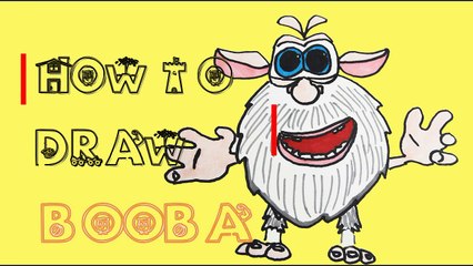 How to Draw and color Booba Cartoon Drawing and Coloring video for kids episodio completo-aLczefOvSqc