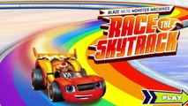 Blaze and the Monster Machines: Race the Skytrack Game - Nick Jr Kids Games in English