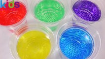 Kidschanel - DIY Syringe How To Make 'Milk Slime Water Balloon' Learn Colors Orbeez Foam Clay-nxjGzQSmW6Y