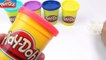 Learn RAINBOW COLORS with Play Doh    Play doh with Spiderman ANIMATION