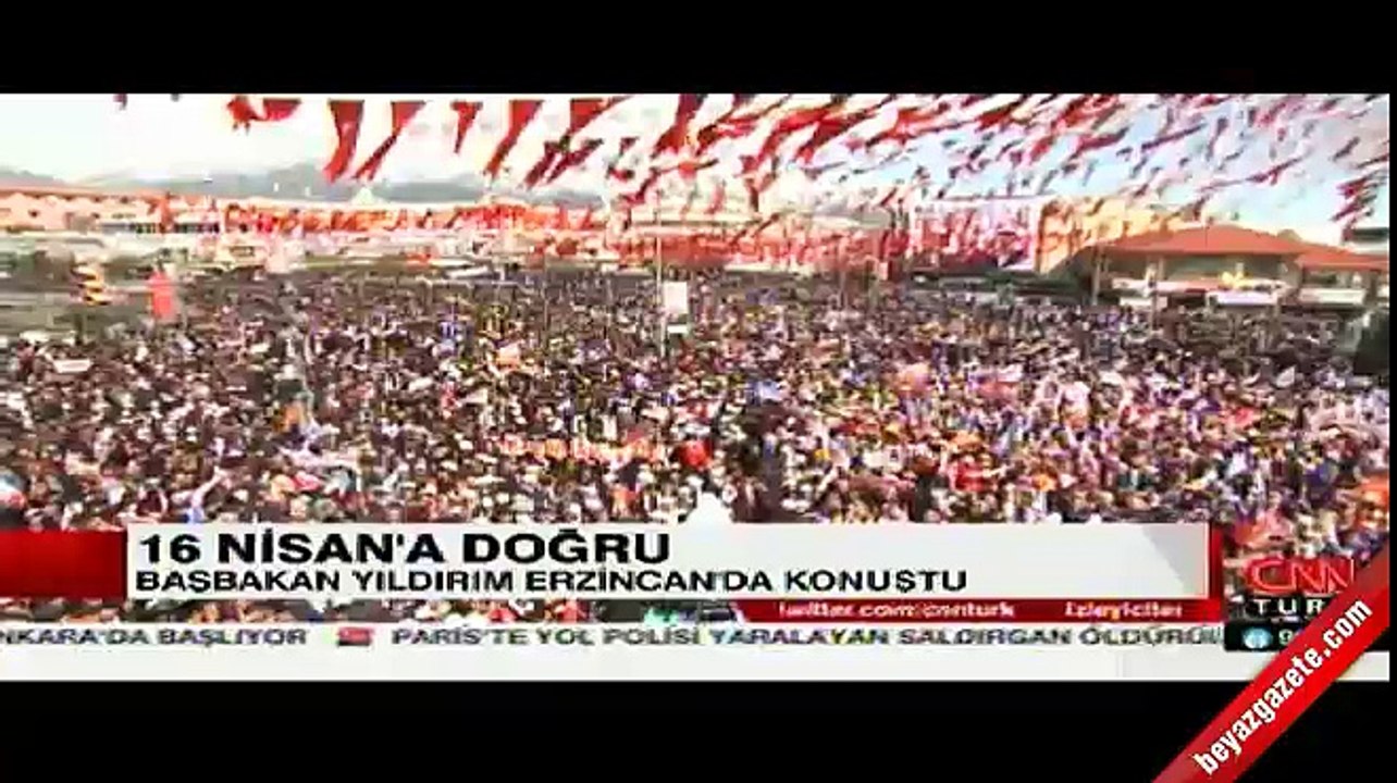 Binali Yıldırım'ın Erzincan konuşması