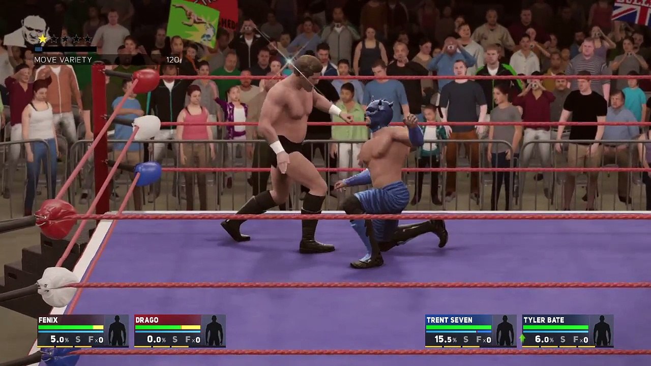 WWE 2K17 Episode 29.6 Semi Finals Drago and Fenix lost by count out