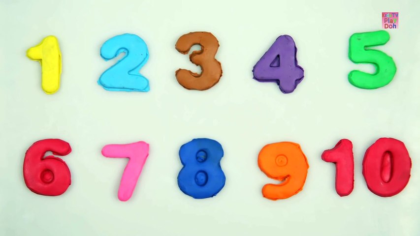 play doh numbers 1 to 10