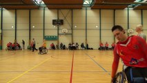 2éme quart temps match basket fauteuil Troyes-Amiens du 19 Mars 2017