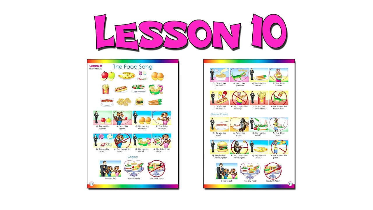 В питание Песня клип Дети Дети Узнайте английский песни