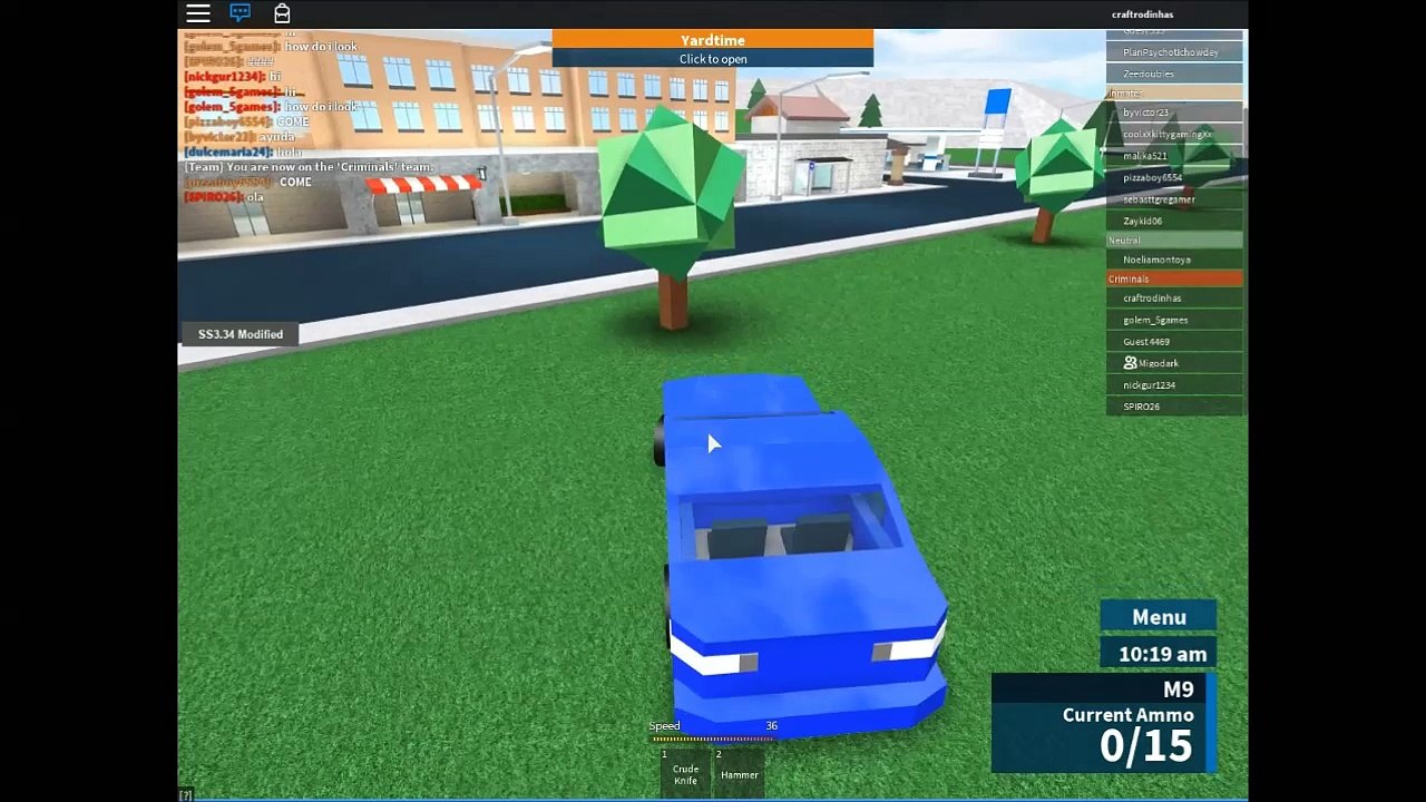 Roblox-Prison Life desta vez com uma pessoa diferente!!
