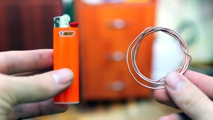 How to make a soldering iron out of a lighter