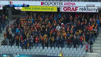 Jakub Zubrowski Goal HD - Korona Kielce 1 - 0 Cracovia - 19.03.2017 (Full Replay)